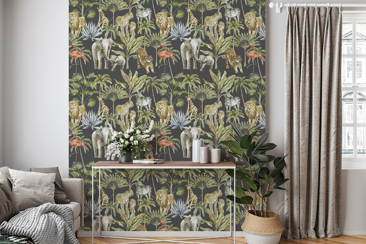 Animal Babies & Parents. Safari., an Animal Illustration by Designwork (Photo 12 of 16)