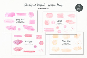 Watercolor Texture Warm Hues