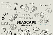 SEASCAPE Line, Seashells & Textures, an Object Graphic by Lana Elanor (Thumbnail 3 of 11)