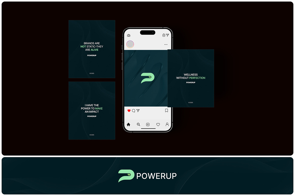 POWERUP|Modern Logo Design, a Branding & Logo Template by AyshaCanvas (Photo 9 of 10)