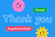 Plumsy – Outline Handwriting Font, a Handwritten Font by Huge Dream Studio (Thumbnail 8 of 8)