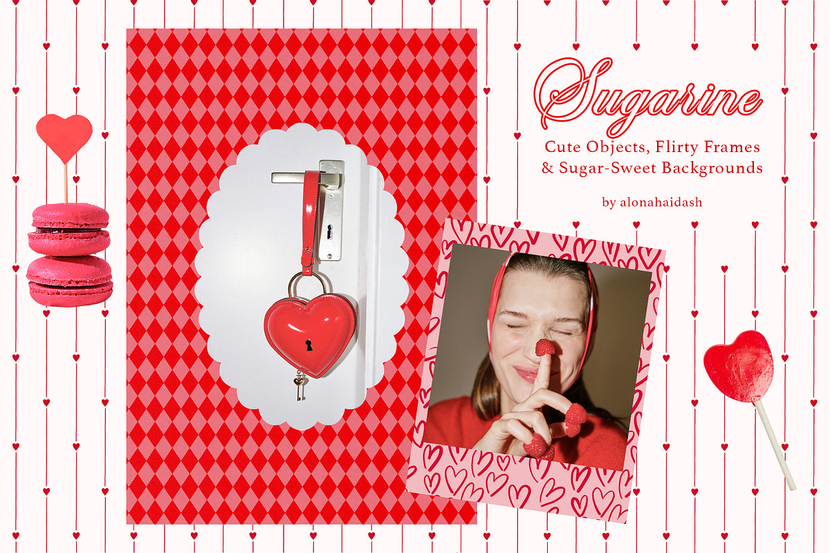 Sugarine Girly Aesthetic Design Pack, an Object Graphic by alonahaidash (Photo 13 of 15)