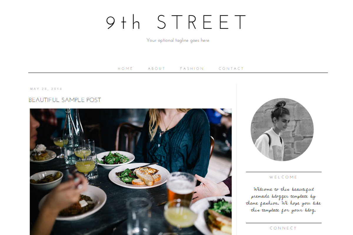 Blogger Template - 9th Street, a Templates & Theme by Theme Fashion (Photo 1 of 2)