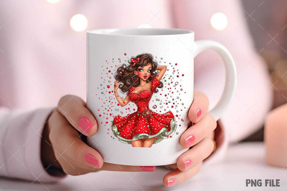 Funny Birthday Party Girl Bundle, an Illustration by Craft Nest (Photo 8 of 9)