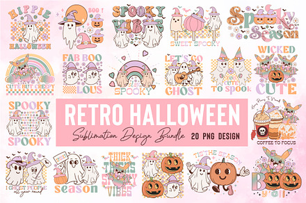 Halloween Sublimation Design Bundle, a Work Illustration by CreationArt
