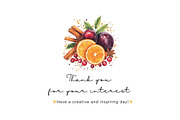 Mulled Wine Clipart Bundle, an Illustration by Mashimara (Thumbnail 4 of 4)