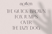 Aotten, a Serif Font by Penatic Studio (Thumbnail 10 of 10)