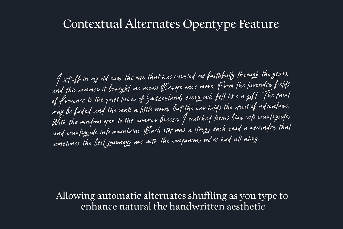 Andralex Handwritten Font, a Handwritten Font by The Gelato Type (Photo 7 of 14)