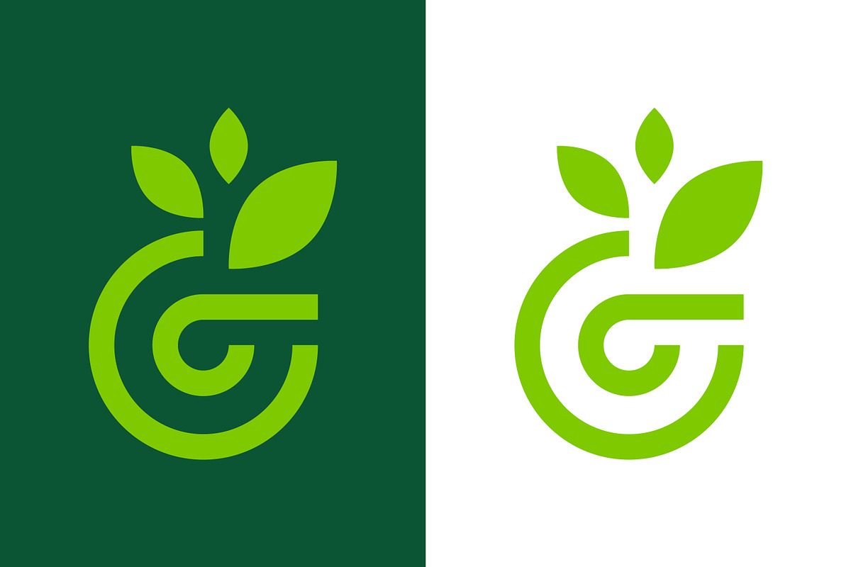 Green Leaf Letter G Garden Eco Logo, a Branding & Logo Template by Signatoro (Photo 2 of 3)