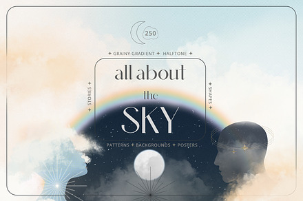Sky Creator Gradients & Shapes, an Object Graphic by Cat In Colour