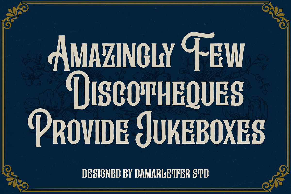 Kingstown parlour, a Slab Serif Font by Damarletter (Photo 5 of 8)