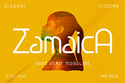 Zamaica, a Sans Serif Font by Wangsinawang Studio (Thumbnail 1 of 12)
