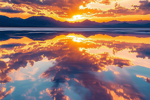 Dramatic summer sunset, a Nature Photo by MistyDay