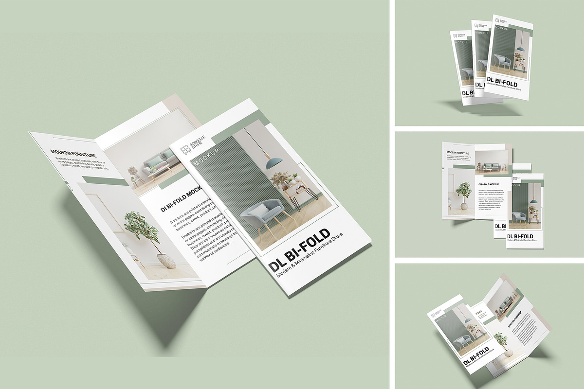DL bifold mockup, a Books & Magazine Mockup by Twins_studio (Photo 1 of 5)