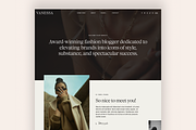 Vanessa - Feminine WordPress Theme, a WordPress Template by Creative Her (Thumbnail 1 of 6)