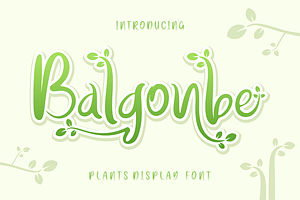 Balgonbe Font