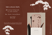 CYANOTYPE Botanical Backgrounds, a Background Graphic by Alisovna (Thumbnail 2 of 15)