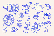 Breakfast food sketches, doodle set, a Food Illustration by Good Studio (Thumbnail 2 of 7)