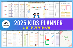 2025 Kids Planner Canva