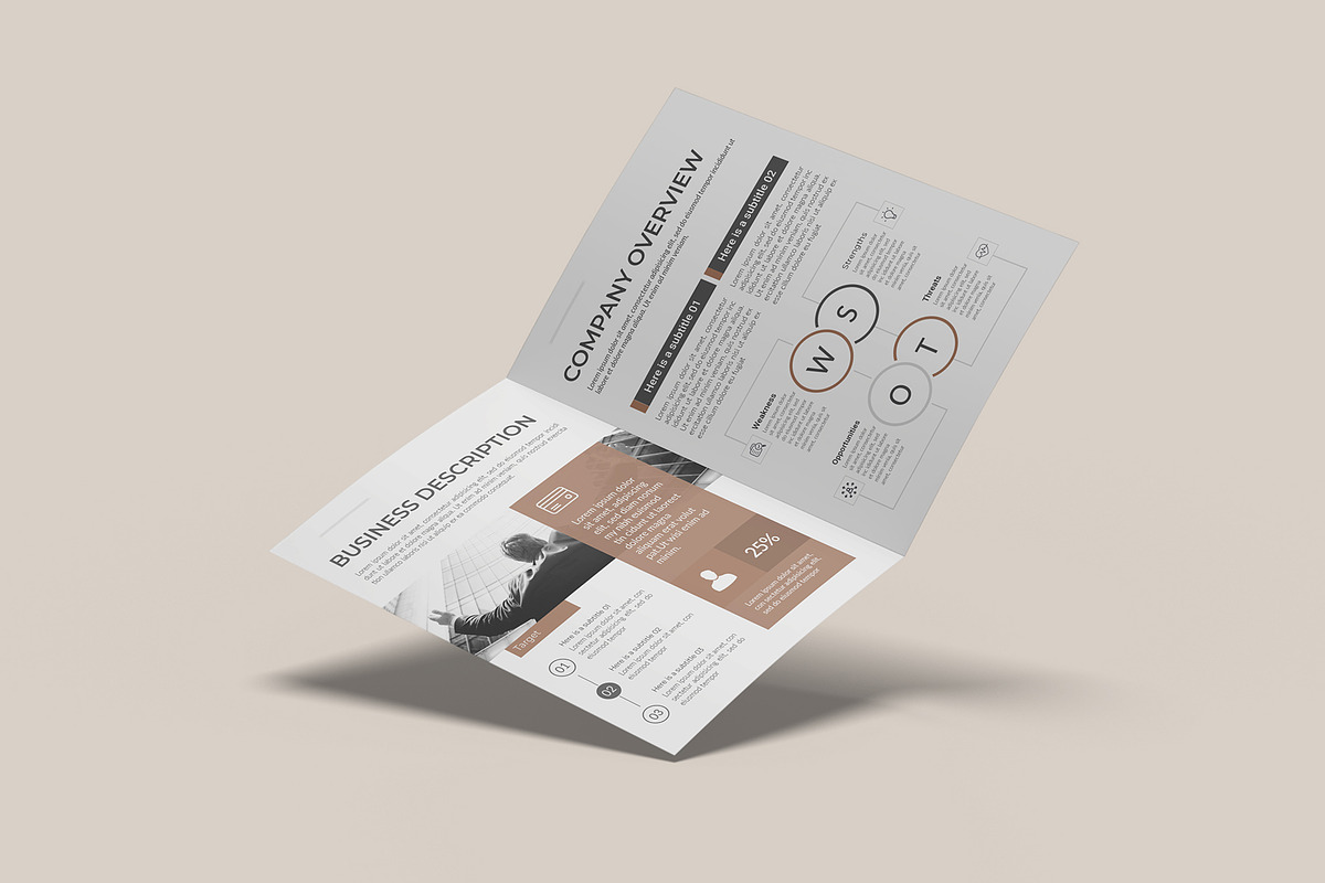 A4 Bifold Brochure Mockup Bundles, a Brochure Template by Graphic Aesthetic (Photo 9 of 20)