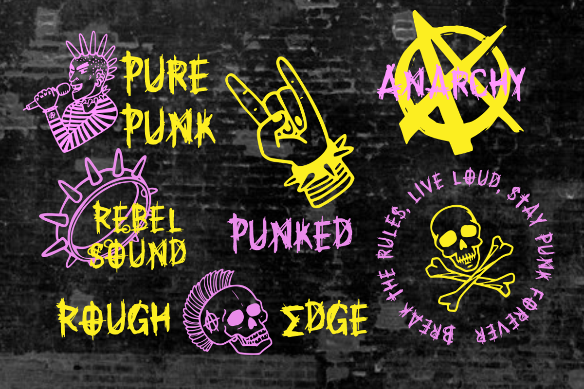 Spooky Punk - Punk Font, a Font by PutraCetol Studio (Photo 2 of 5)
