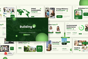 ESG Report PowerPoint, a Presentation Template by Loin Studio