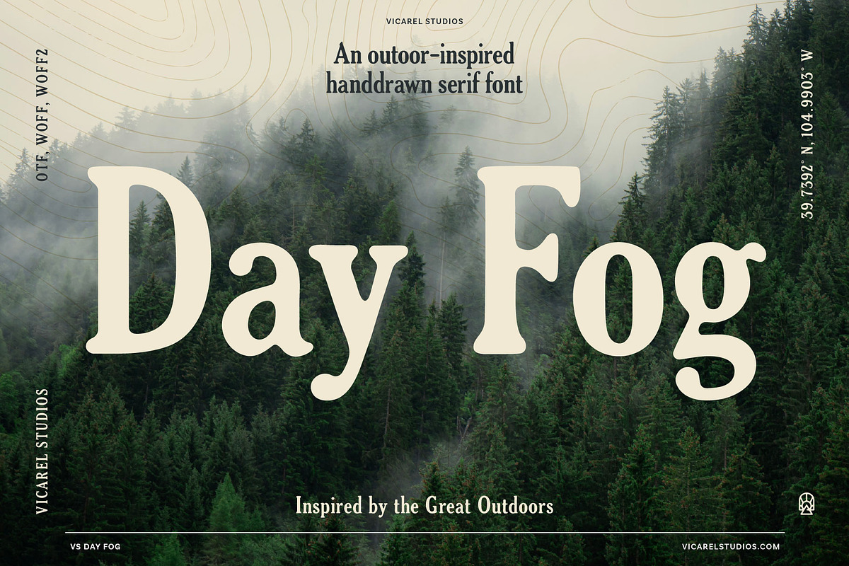 Day Fog – Hand drawn Vintage Serif, a Serif Font by Vicarel Studios (Photo 1 of 12)