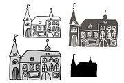 Festive Winter Town, a Graphic by Tanna.ART (Thumbnail 16 of 19)