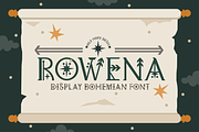 Rowena | Display Bohemian Font, a Serif Font by Hole Hope Design (Thumbnail 1 of 7)