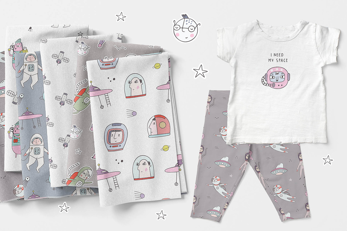 Space Explorer, a Graphic by Oksana Stepova (Photo 13 of 16)