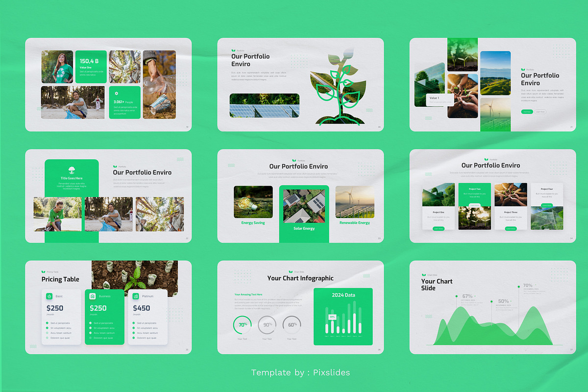 Sustainability Energy PowerPoint, a Presentation Template by Pixslides (Photo 4 of 5)