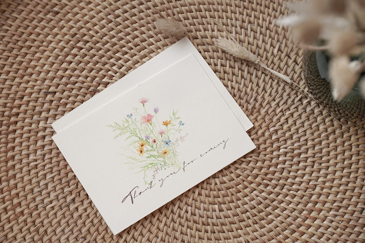 Watercolor AIRY WILDFLOWER Clipart, a Decorative Illustration by Beigetime (Photo 16 of 16)