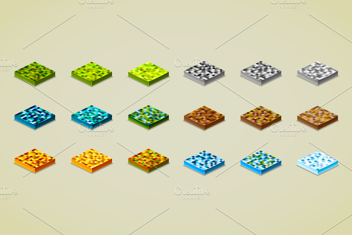 Isometric Grounds preview 2