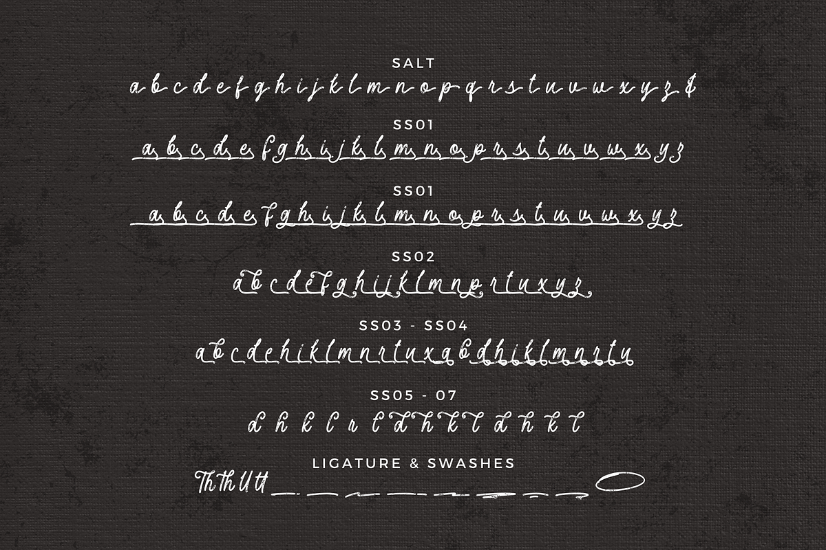 Gollder Vintage Font Duo, a Script Font by Ainun Jinan (Photo 11 of 12)