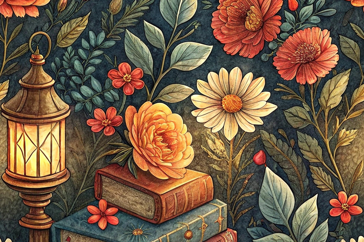 Endless Books Seamless Pattern Art, a Pattern Graphic by Wow Magic