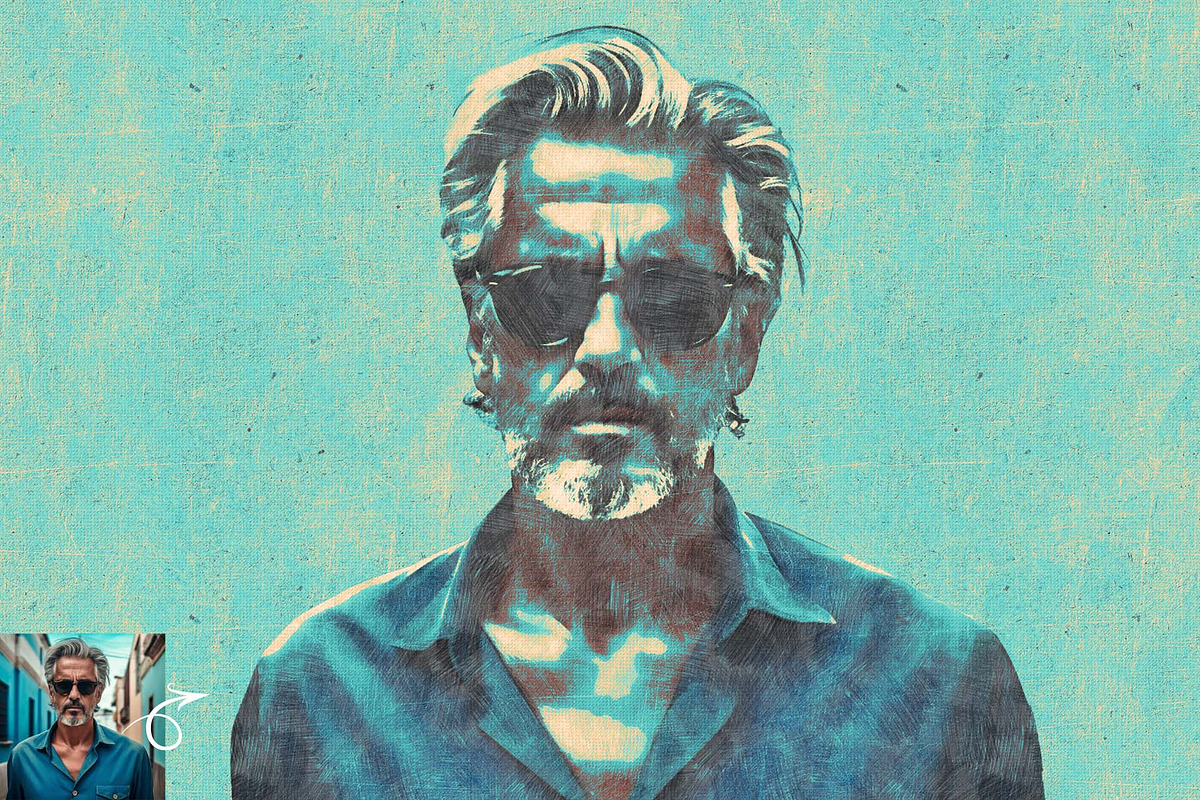 Pop Poster Art Photoshop Action, an Action Add-On by MRI STUDIO (Photo 11 of 12)