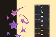 Glitter Brush Procreate Stamp, a Brush Add-On by CraftingOnSunday (Thumbnail 3 of 7)