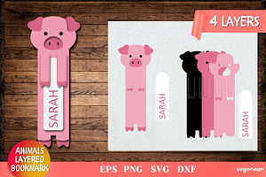 Animals Bookmark SVG Bundle