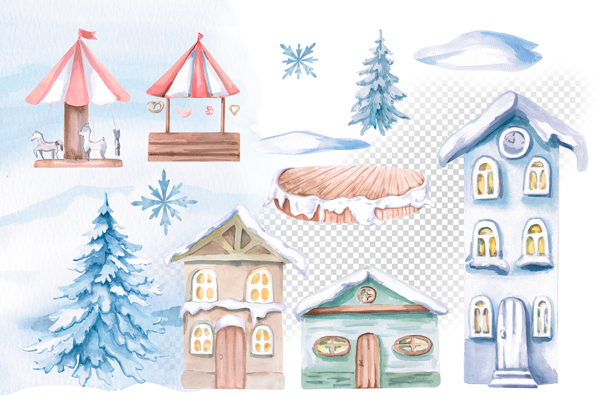 Christmas Elves-Musicians, a Seasonal Illustration by SvetLana (Photo 3 of 13)
