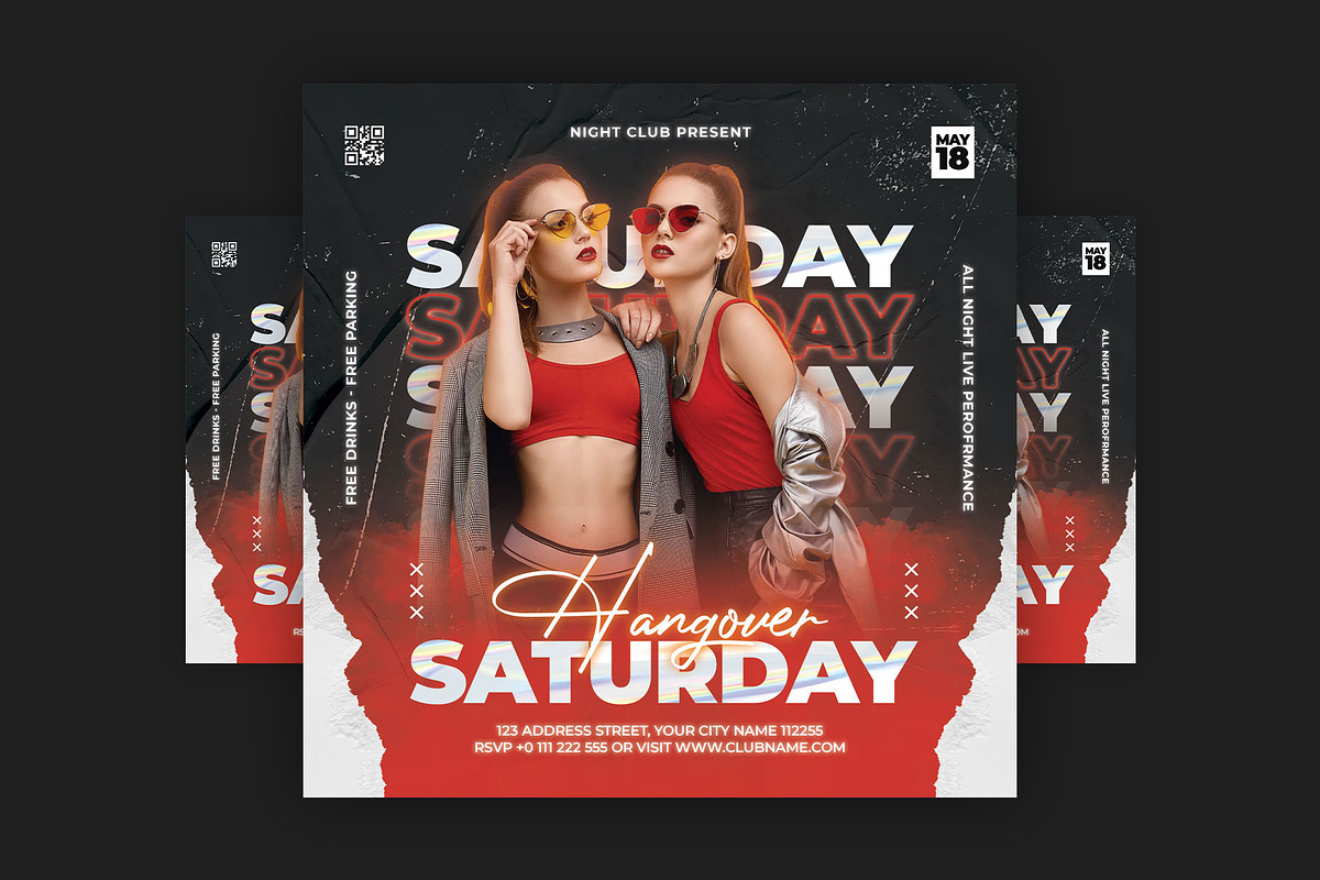 Flyer mania. Unforgettable night!, a Flyer Template by CocoDesign (Photo 1 of 2)