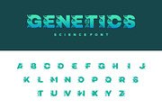 Collection of Science Genetic Font, a Branding & Logo Template by Lucky Creative (Thumbnail 1 of 4)
