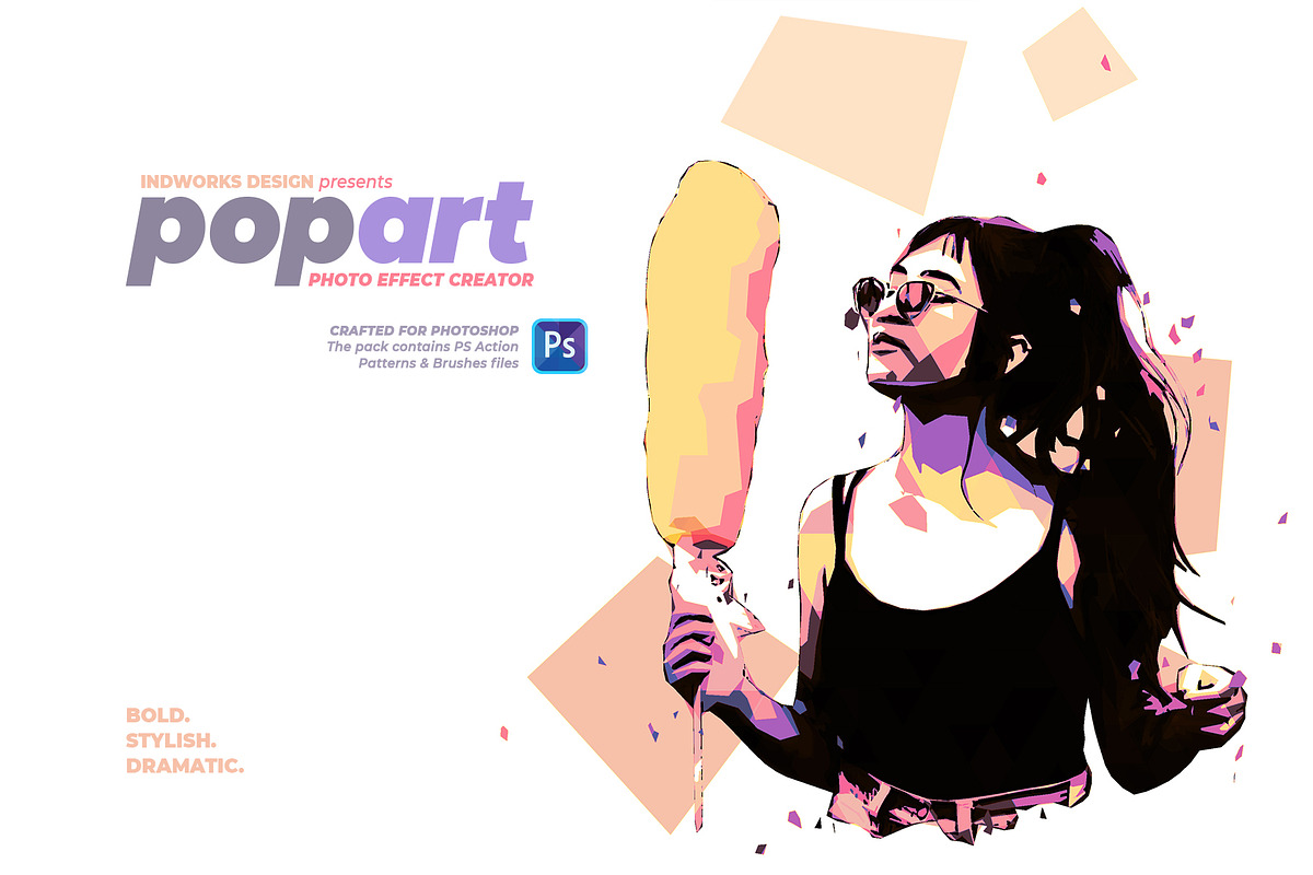 Pop Art PS Action, an Action Add-On by IndWorks Design (Photo 1 of 10)