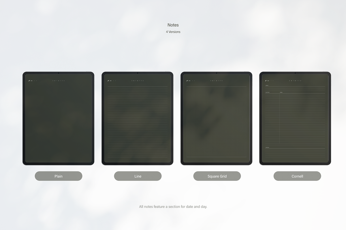 Digital Planner 2024 | Dark Green, an App Template by SydneyYeom (Photo 11 of 11)