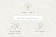 Decatur Monogram Font, a Serif Font by Loren Schmidt Studio (Thumbnail 4 of 6)