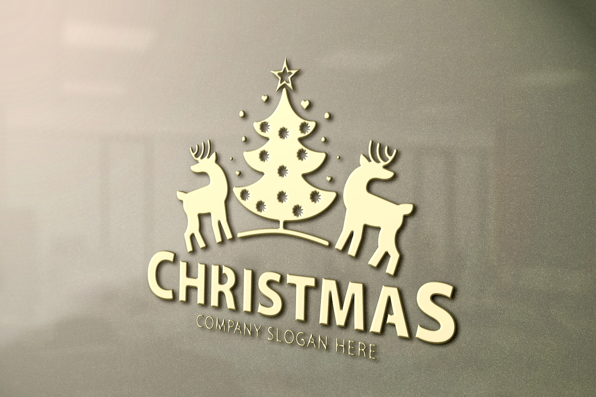 Merry Christmas Tree Logo, a Branding & Logo Template by Creative Dezing (Photo 1 of 7)