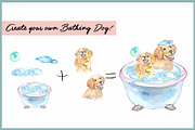 Bath Time Dog Clipart With Paper, an Illustration by VianneArt (Thumbnail 5 of 8)