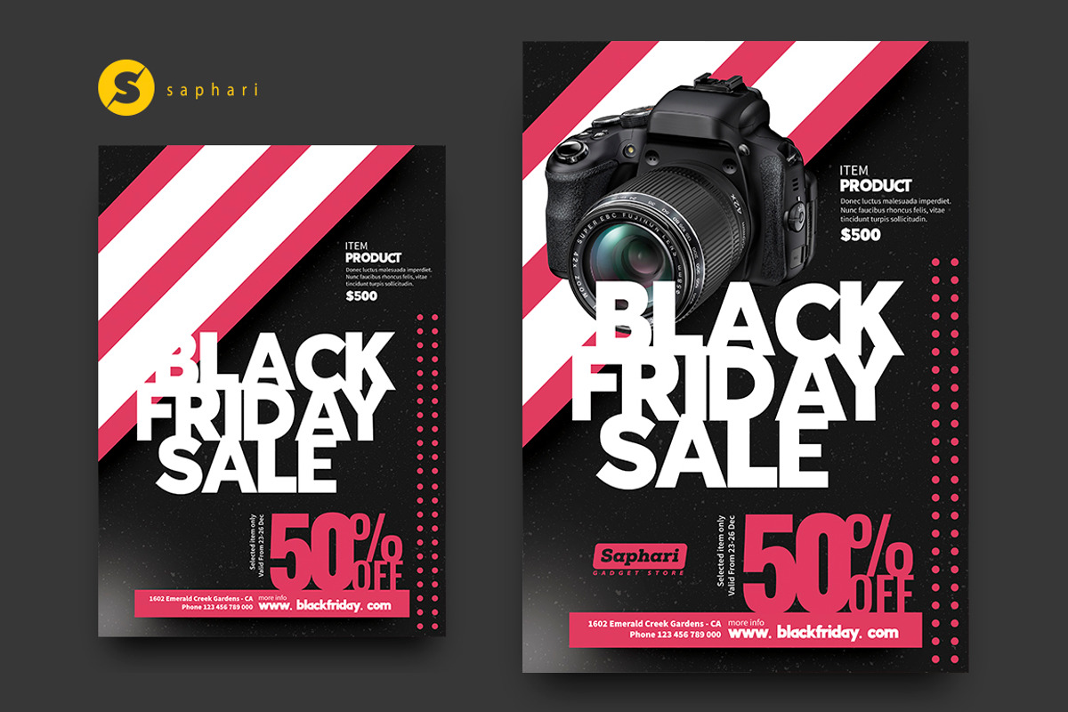 Black Friday Flyer, a Flyer Template by Saphari (Photo 2 of 3)