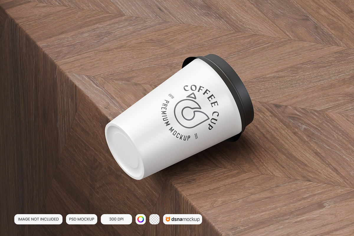 Coffe Cup Mockup v1, a Cups & Container Mockup by DSNA Mockup (Photo 6 of 7)