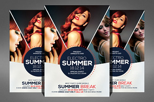 Summer Electro House Flyer