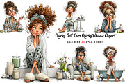 Quirky Self Care Quirky Woman, a Seasonal Illustration by CreationArt (Thumbnail 1 of 5)